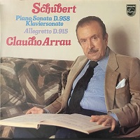 Philips : Arrau - Schubert Sonata No. 19, Allegretto