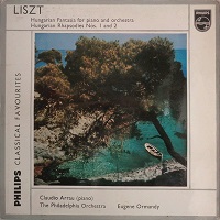 Philips : Arrau - Liszt Hungarian Fantasia