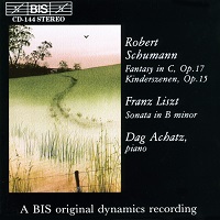 BIS : Achatz - Liszt, Schumann