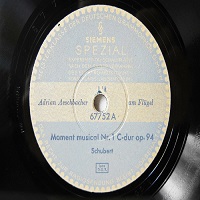 Deutsche Grammophon : Aeschbacher - Schubert Moment Musicaux No. 1