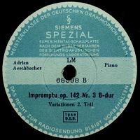 Deutsche Grammophon : Aeschbacher - Schubert Impromptu No. 2
