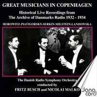 Danacord : Great Musicians in Copenhagen - 1932 - 1934 Copenhagen Recordings