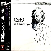 EMI Japan : Gelber - Brahms Sonata No. 3, Rhapsody No. 2