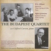 Music & Arts : Budapest Quartet - Mozart, Schumann