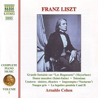 Naxos Complete Piano Music Liszt : Volume 01