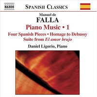 Naxos : Ligorio - Falla Piano Music Volume 01