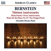 Naxos : Dossin - Bernstein Piano Music