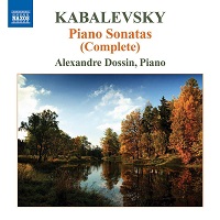 Naxos : Dossin - Kabalevsky Sonatas 