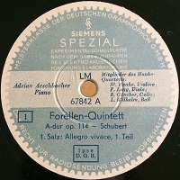 Deutsche Grammophon : Aeschbacher - Schubert Trout Quintet