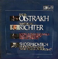 HMV : Shostakovich - Violin Sonata, Piano Trio