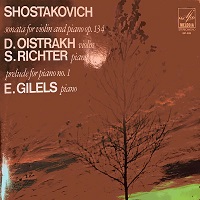 Melodiya : Shostakovich - Violin Sonata, Prelude No. 1