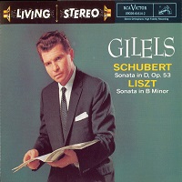 BMG Classics Living Stereo : Gilels - Schubert, Liszt