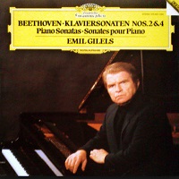 Deutsche Grammophon : Gilels - Beethoven Sonatas 2 & 4