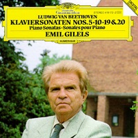 Deutsche Grammophon : Gilels - Beethoven Sonatas 5, 10 & 19 - 20