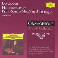 Deutsche Grammophon : Gilels - Beethoven Sonata No. 29