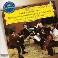 Deutsche Grammophon Japan : Gilels - Brahms Quartet, Ballades