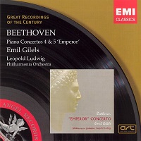 EMI Great Recordings of the Century : Gilels - Beethoven Concertos 4 & 5