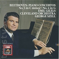 EMI : Gilels - Beethoven Concertos 3 & 4