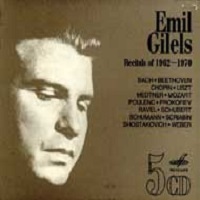 Melodiya : Gilels - Recitals 1962 - 1970