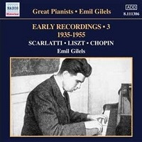 Naxos Great Pianists : Gilels - Volume 03