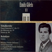 Bianco & Nero : Gilels - Tchaikovsky, Balakriev
