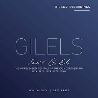 Fondamenta : Gilels - Concertgebouw Recitals