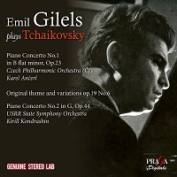 Praga : Gilels - Tchaikovsky Concertos 1 & 2
