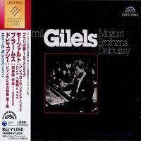 Supraphon : Gilels - Mozart, Brahms, Debussy
