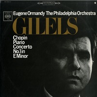 CBS Japan : Gilels - Chopin Concerto No. 1