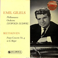 Columbia : Gilels - Beethoven Concerto No. 4