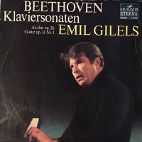 Eterna : Gilels - Beethoven Sonatas 12 & 16