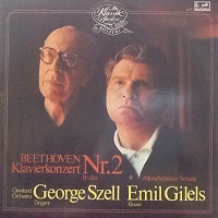 Eurodisc : Gilels - Beethoven Concerto No. 2, Sonata No. 14