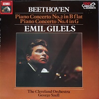 HMV : Gilels - Beethoven Concertos 2 & 4