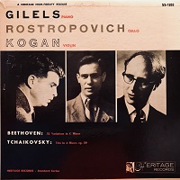 Heritage Productions : Gilels - Beethoven, Tchaikovsky
