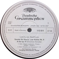 Deutsche Grammophon : Gulda, Seeman - Beethoven