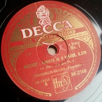 Decca : Gulda - Mozart Sonata No. 18