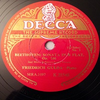 Decca : Gulda - Beethoven Sonata No. 29