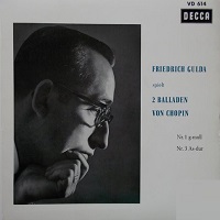 Decca : Gulda - Chopin Ballades 1 & 3