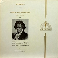Orpheus : Gulda - Beethoven Sonatas Volume 01