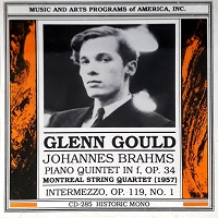 Music & Arts : Gould - Brahms Quintet, Intermezzo