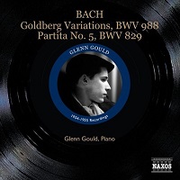 Naxos Historical Great Pianists : Gould - Bach Goldberg Variations, Partita No. 5