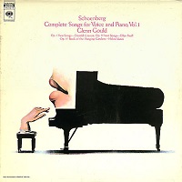 Columbia : Gould - Schoenberg Song Volume 01