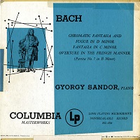 Columbia : Sandor - Bach Works