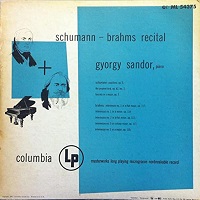 Columbia : Sandor - Brahms, Schumann