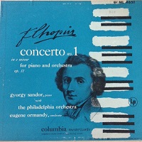 Columbia : Sandor - Chopin Concerto No. 1