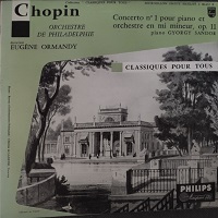 Philips : Sandor - Chopin Concerto No. 1
