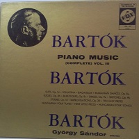 Vox : Sandor - Bartok Works Volume III