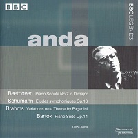 BBC Legends : Anda - Bartok, Beethoven, Schumann
