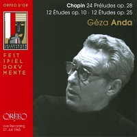 Orfeo D'or : Anda - Chopin Etudes & Preludes