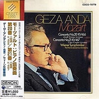 Denon Japan : Anda - Mozart Concertos 20 & 21
